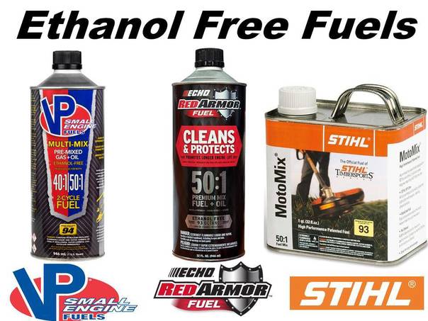 VP, Echo, and Stihl Ethanol Free Fuels